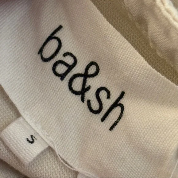 ❤️ ba&sh Off-White Button-Front Jumpsuit S - Picture 5 of 12